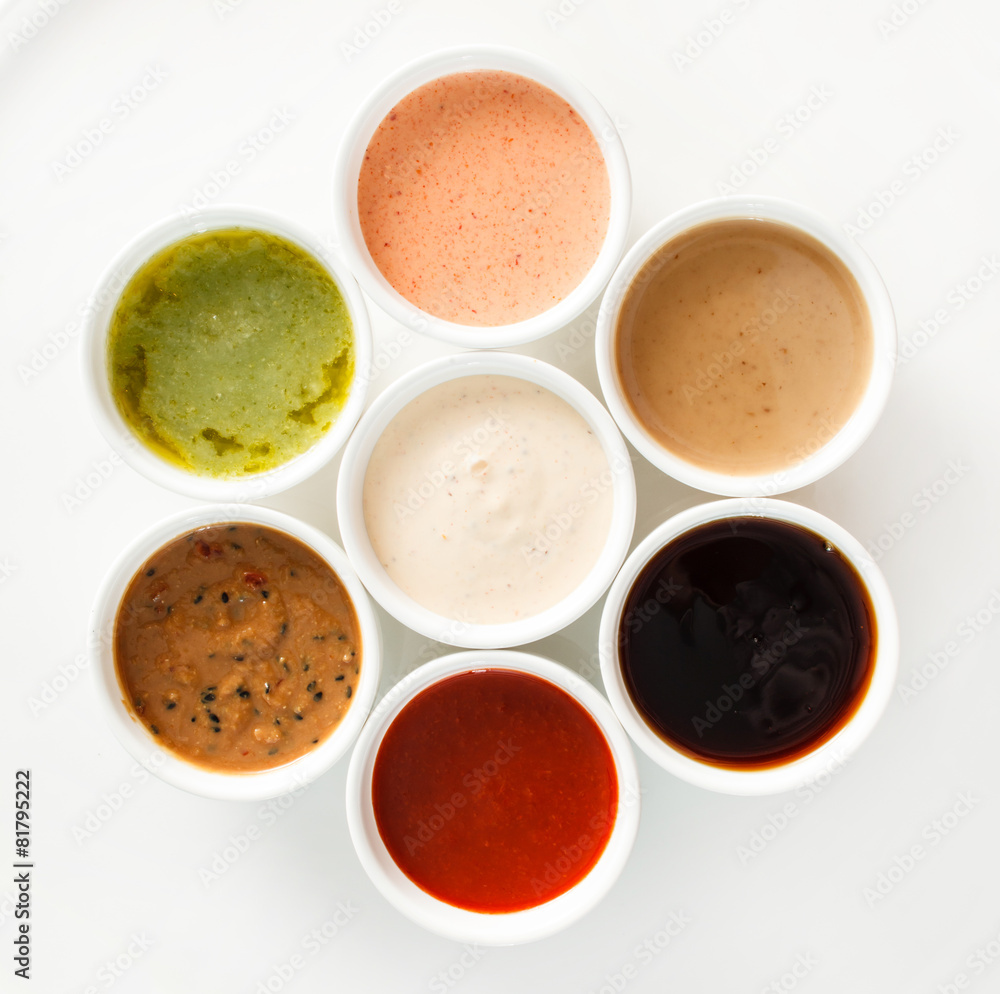 different sauces different sauces