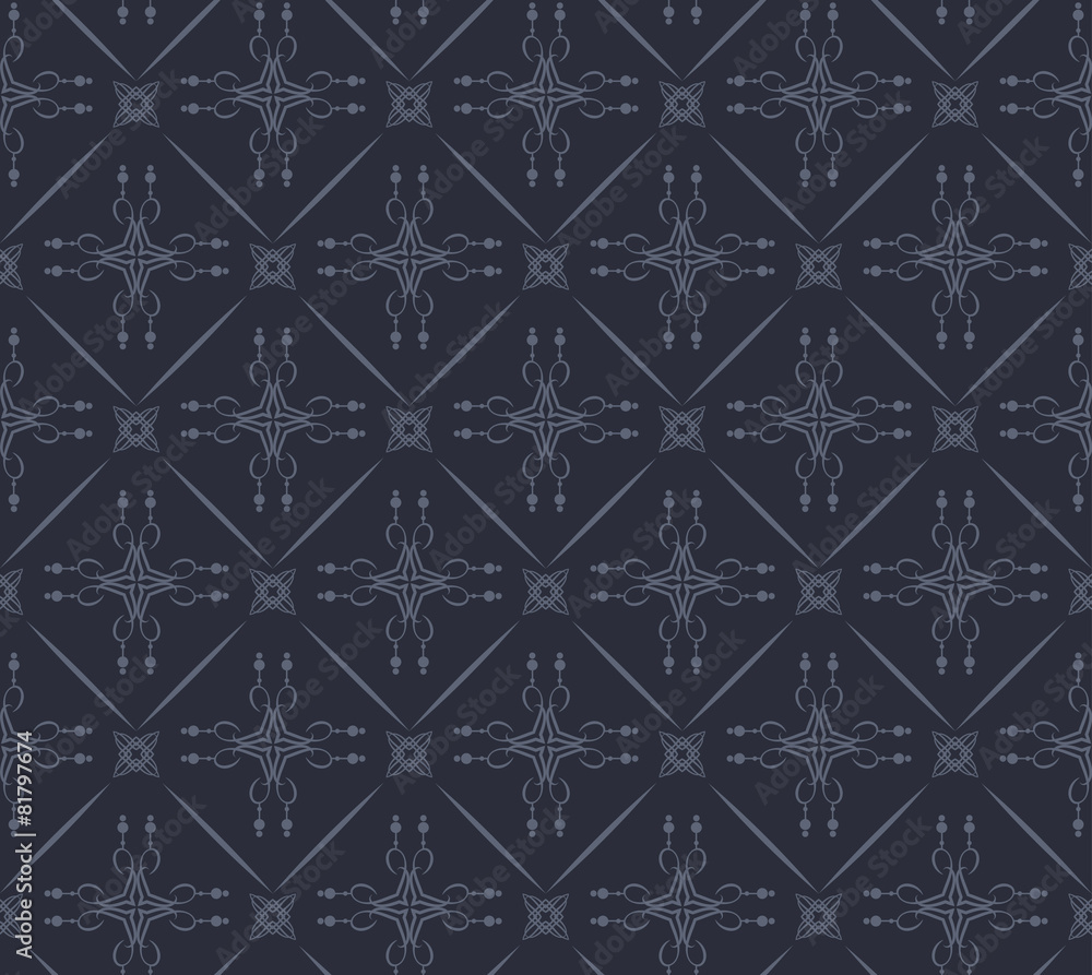 Fototapeta premium Retro Wallpaper (dark)