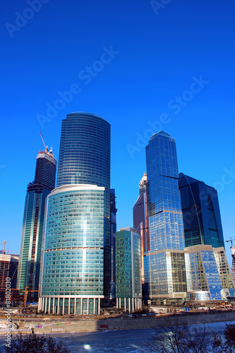 Towers of business center Moscow City
