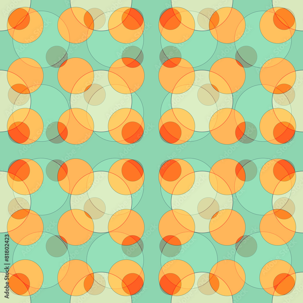 Seamless abstract colorful background made of circles Seamless abstract colorful background made of circles