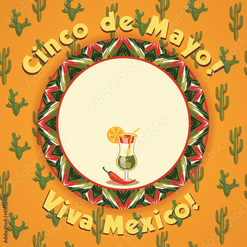 Cinco de Mayo. Vector background
