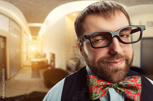 Canvas Print Strange nerd