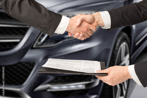 car salesperson and agreement