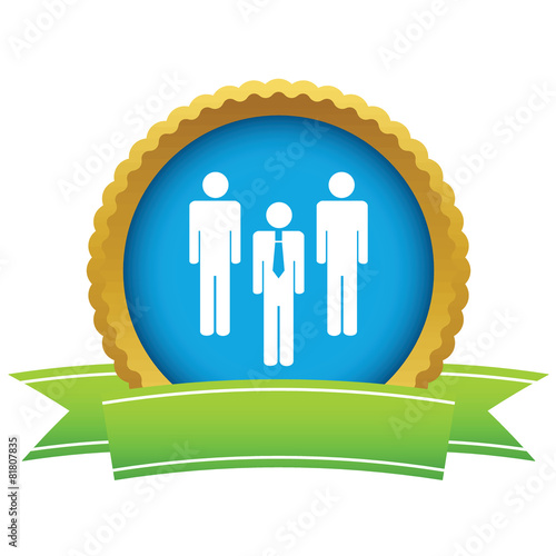 Gold working team logo