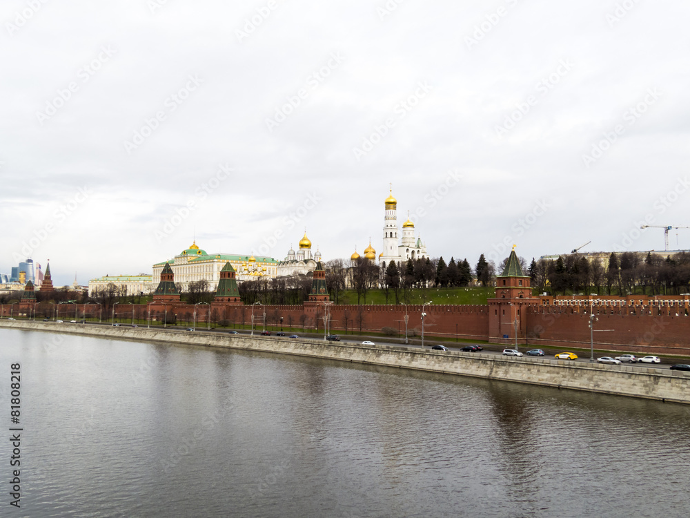 The embankment in the city