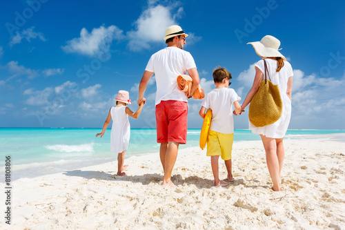 Family beach vacation