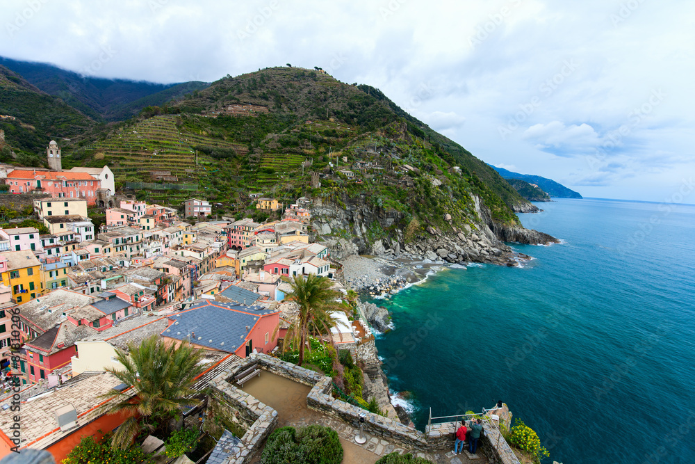Naklejka premium Vernazza village in Cinque Terre