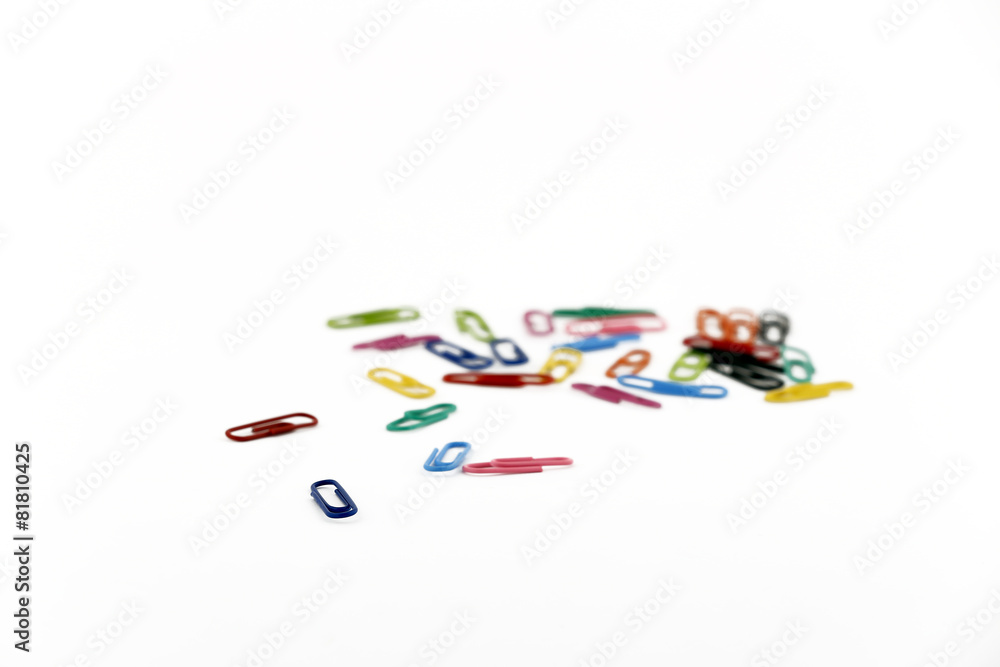 colourful paperclips mixed colourful paperclips mixed