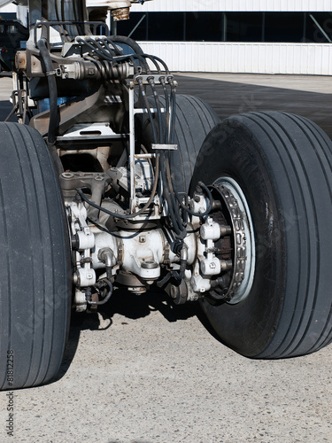 Mechanical view of landing gear