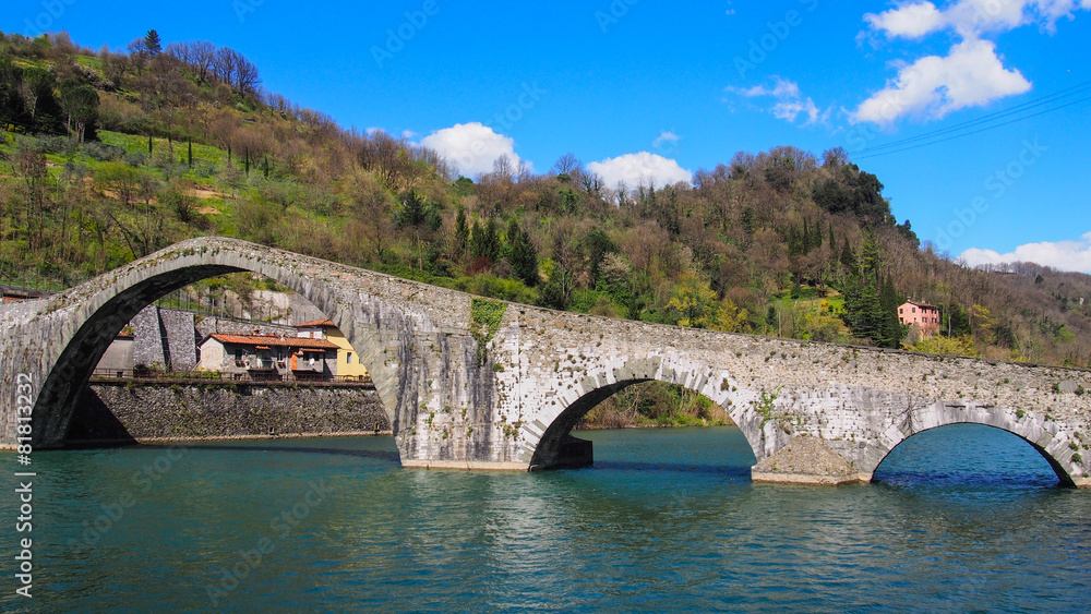 Fototapeta premium Teufelsbrücke, Toskana