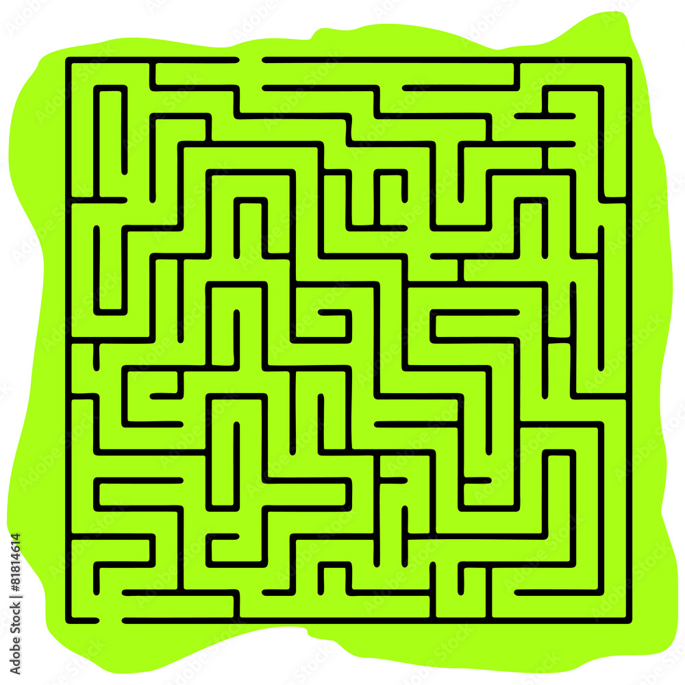 Black square maze (20x20) Black square maze (20x20)