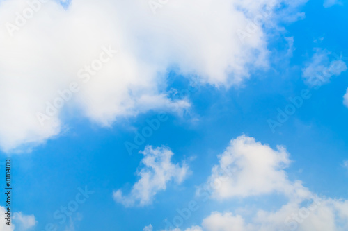 blue sky background with clouds