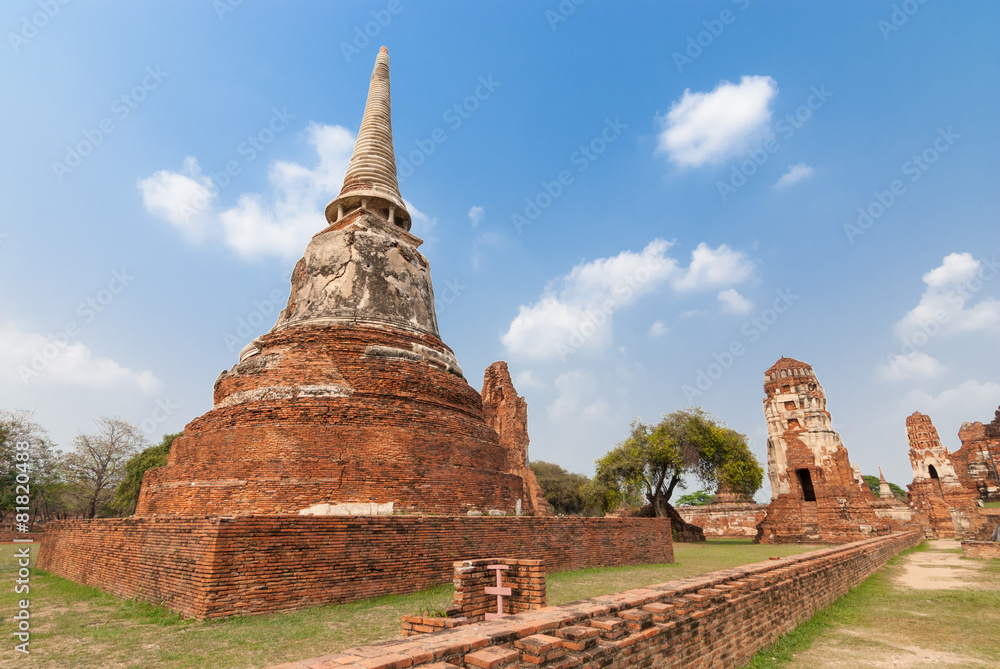 Wat mahathat ,Ayutthaya ,Thailand