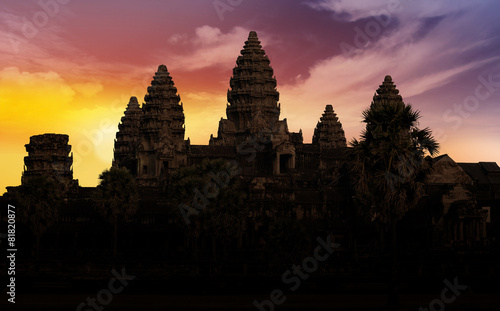 Angkor wat backlit