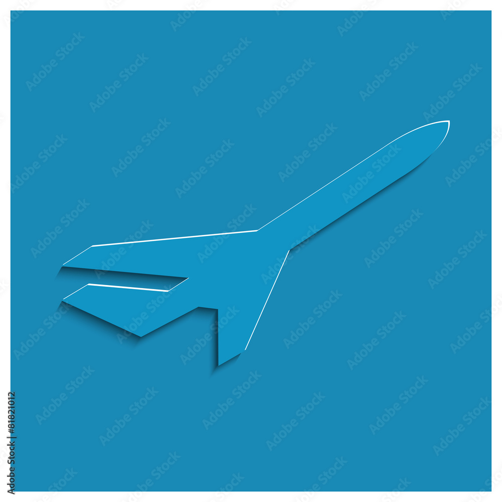 Airplane, vector illustration Airplane, vector illustration