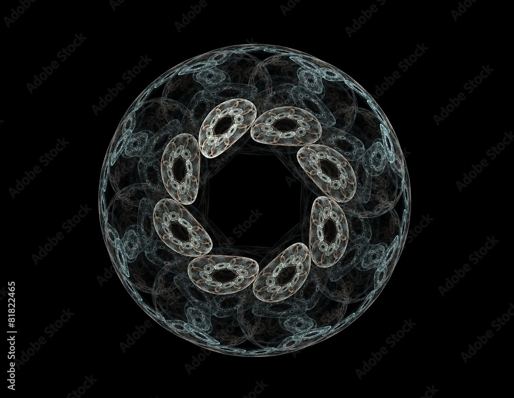 Obraz premium Sci fi futuristic user interface. Abstract illustration.