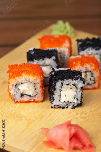 tobico sushi rolls