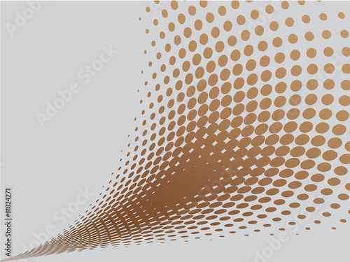 Abstract brown wave