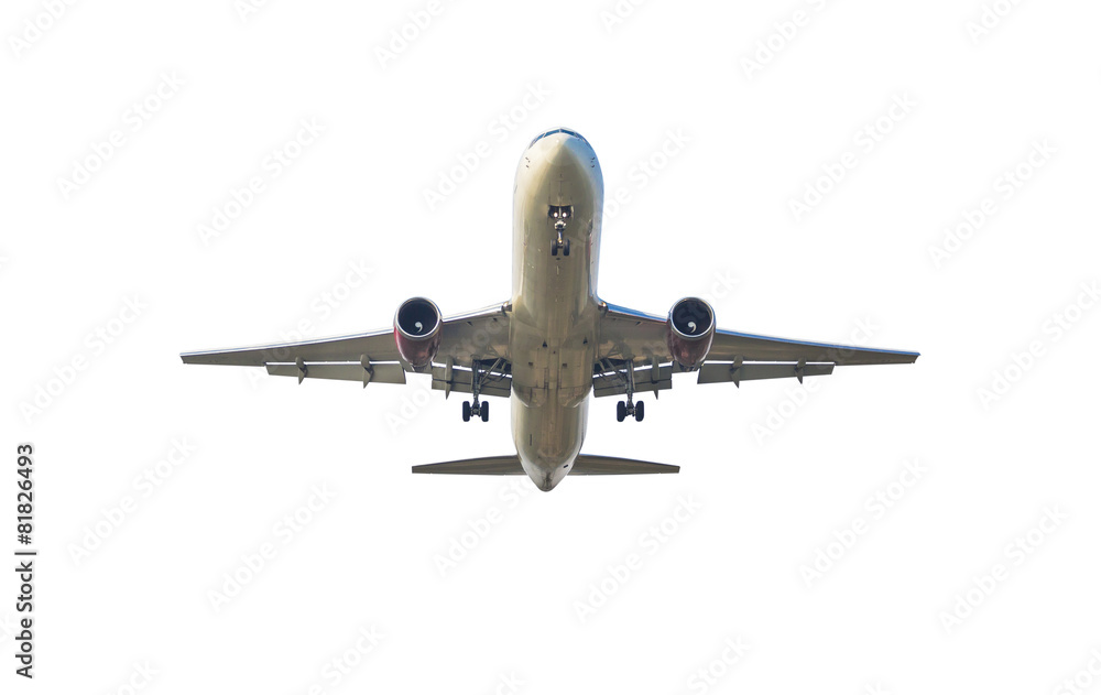 Airplane on white background Airplane on white background