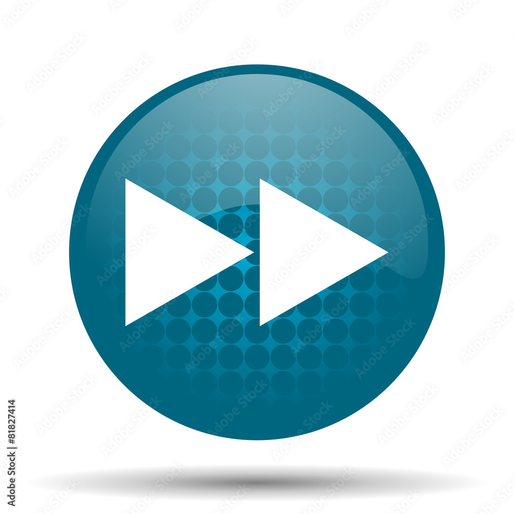 rewind blue glossy web icon rewind blue glossy web icon