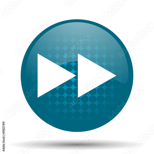 rewind blue glossy web icon Free Download rewind blue glossy web icon - GFXLoad
