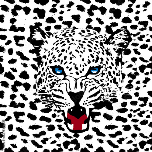 Leopard pattern vector photo