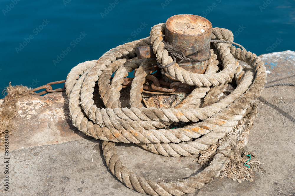 Fototapeta premium Boat Bollard