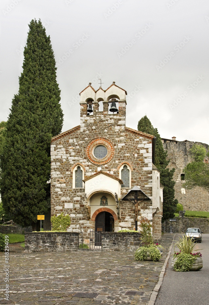 Fototapeta premium Chapel of the Holy Spirit in Gorizia. Italy