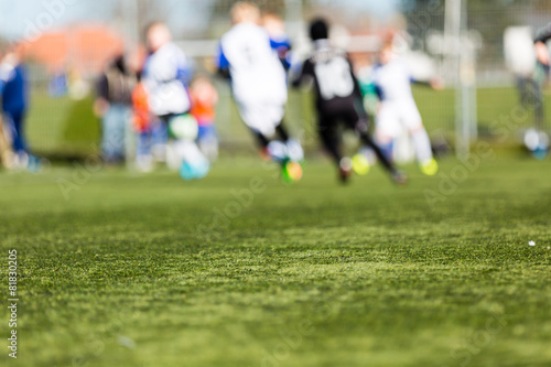 Blurred Kids Playing Soccer © Mikkel Bigandt