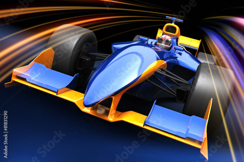 Canvas Print Formula One race car