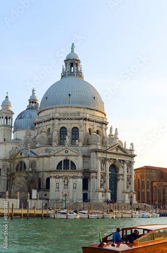 Fototapeta Naklejka Na Ścianę i Meble -  Basilica Santa Maria della Salute, Venice, Italy