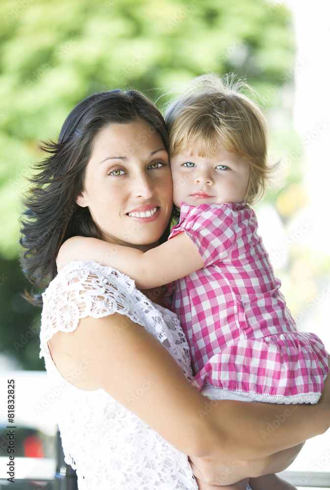 Mother with her beautiful daughter Mother with her beautiful daughter