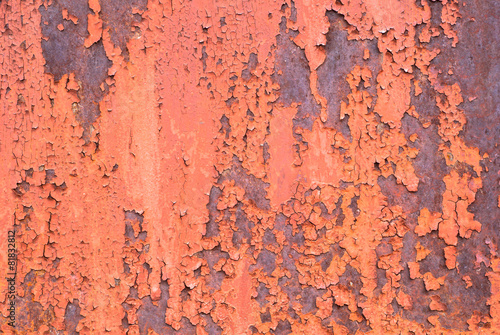 iron surface is covered with old paint texture