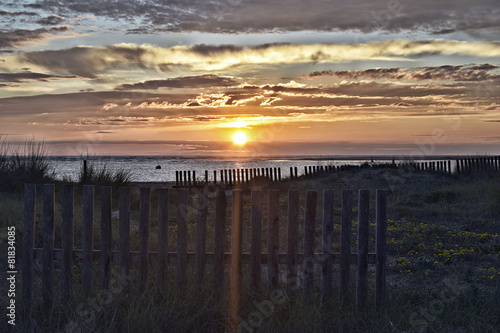 Sunset in  Sancti Petri 