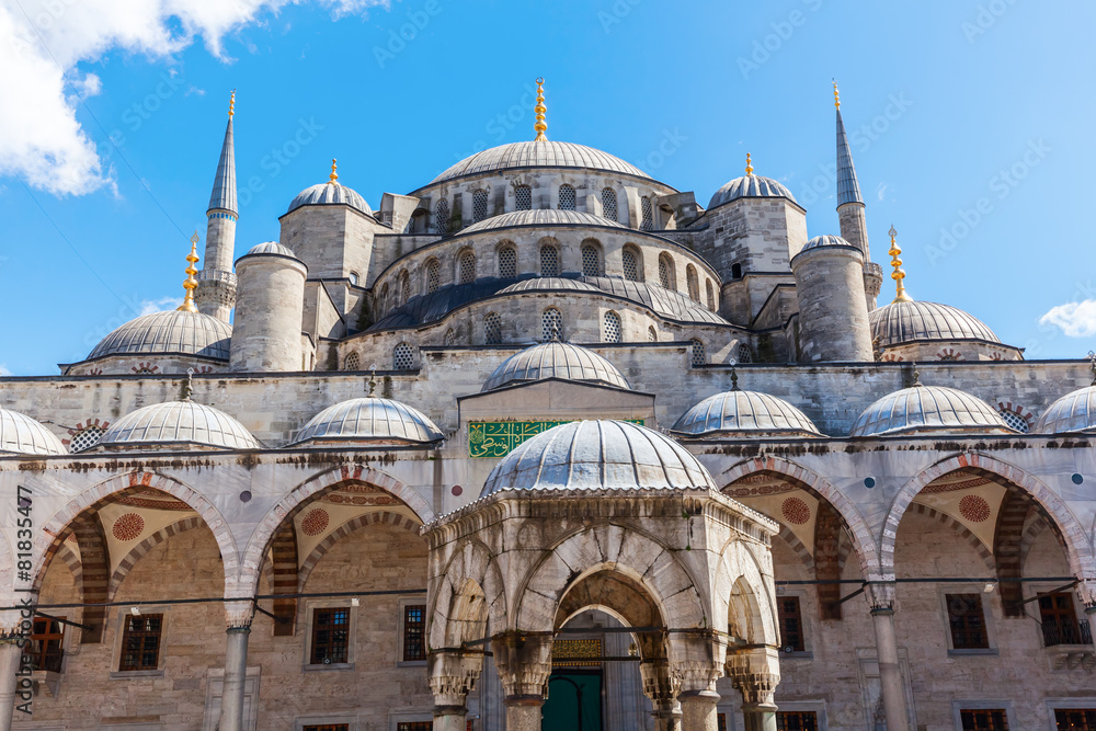 Fototapeta premium Blaue Moschee in Istanbul, Türkei