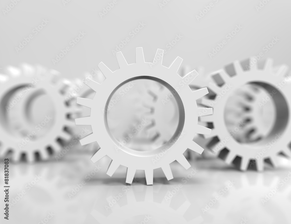 3d gear wheel isolated on white background 3d gear wheel isolated on white background