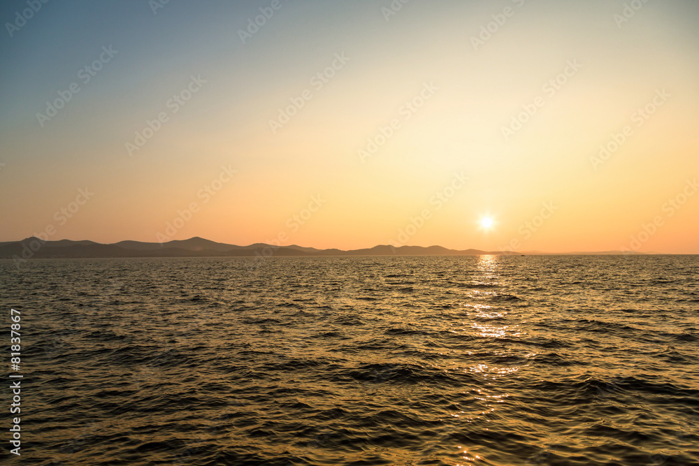 Beautiful landscape with sea and clouds Beautiful landscape with sea and clouds