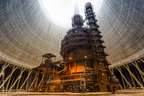 Thermal power plant interior