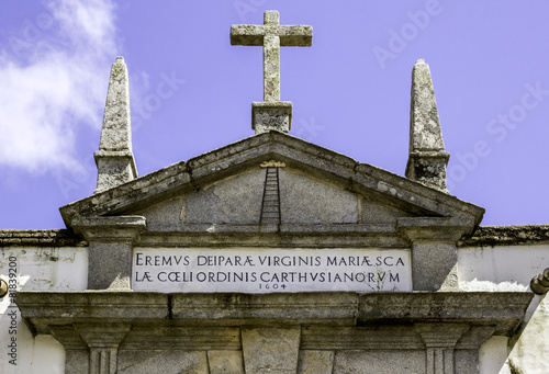 Entry detail of Convent of Santa Maria Scala Coeli photo