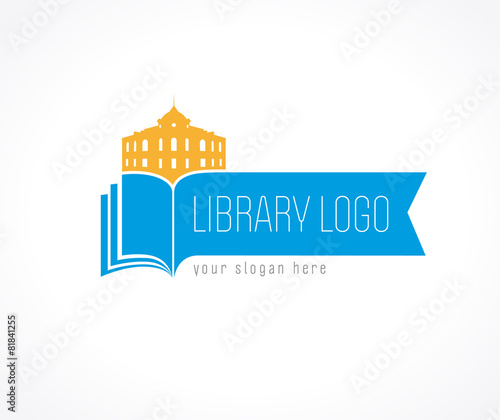 library logo bookmark