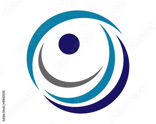 Circle wave logo