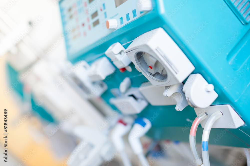 Dialysis machine detail