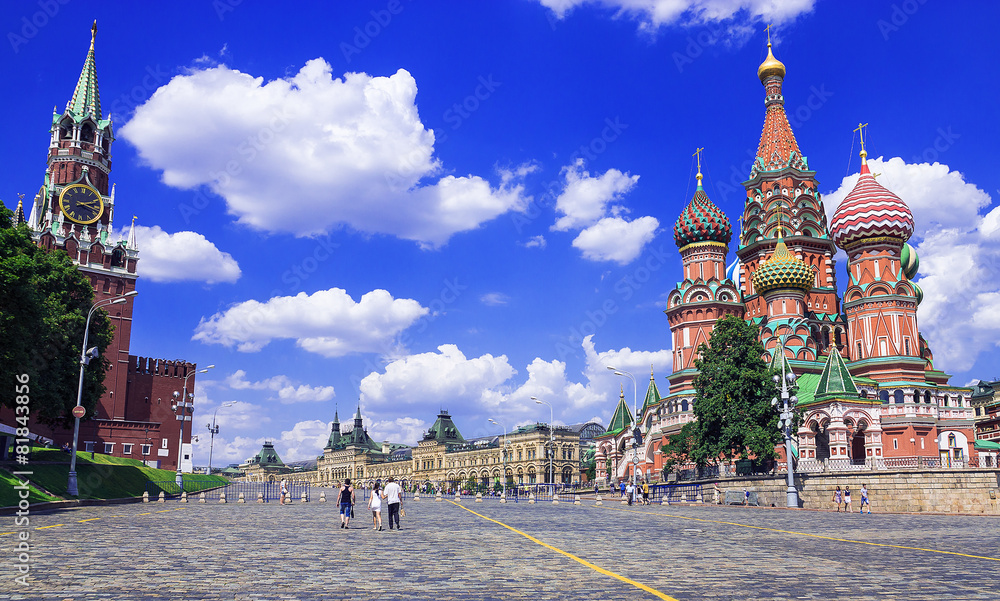Obraz premium Red Square in Moscow, Russia