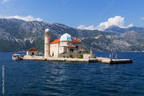 Island Mother of God on the Rocks, Montenegro photo