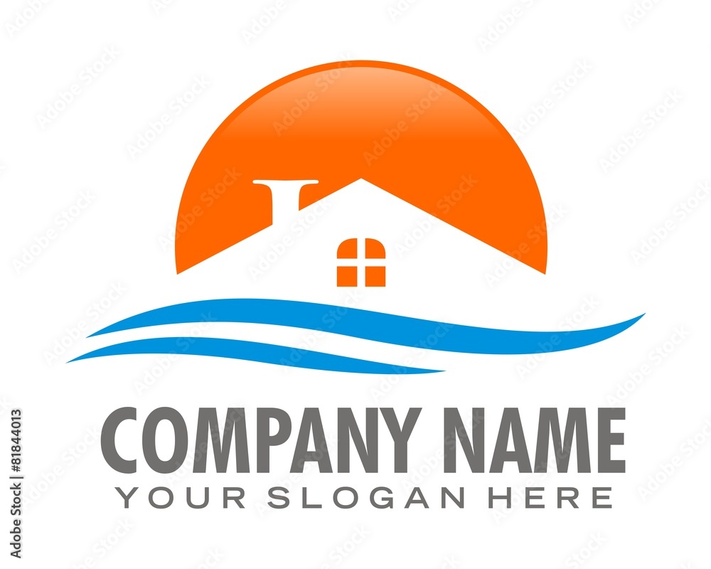 house home logo image vector