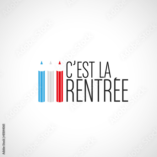 c'est la rentrée