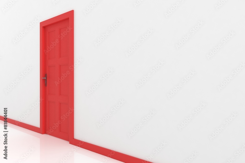 3d rendering of a door 3d rendering of a door