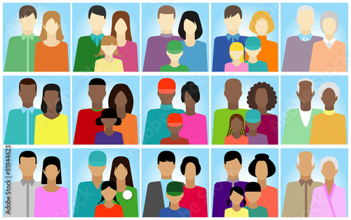 Set  with people, family, electorate etc