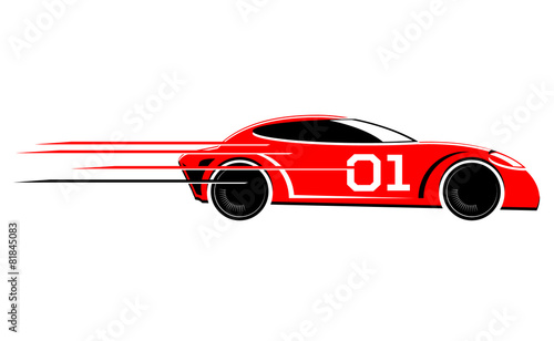 Speed car draw stock vector. Illustration of racing - 220947596