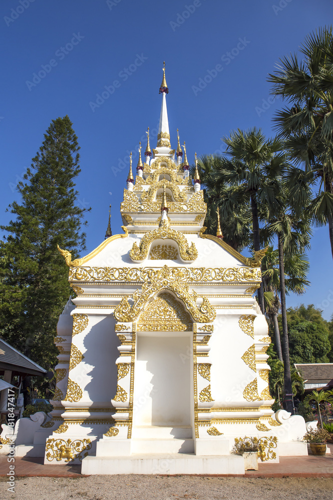 Northern Thai Pagoda Phratad Lampang Luang